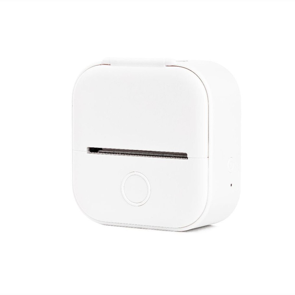 Portable Mini Thermal Label Printer for Home Photos and Student Study Notes