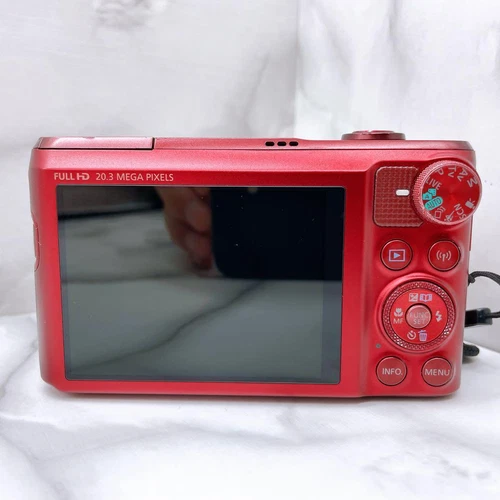 Excellent 5+Canon PowerShot SX720 HS-Red Compact Digital Camera 40x Optical Zoom - Picture 3 of 8