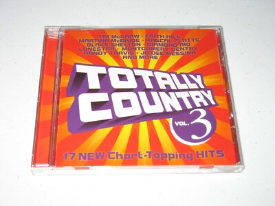 Totally Country Vol 3''  VG+ CD Tim McGraw / Faith Hill / Randy Travis & More!