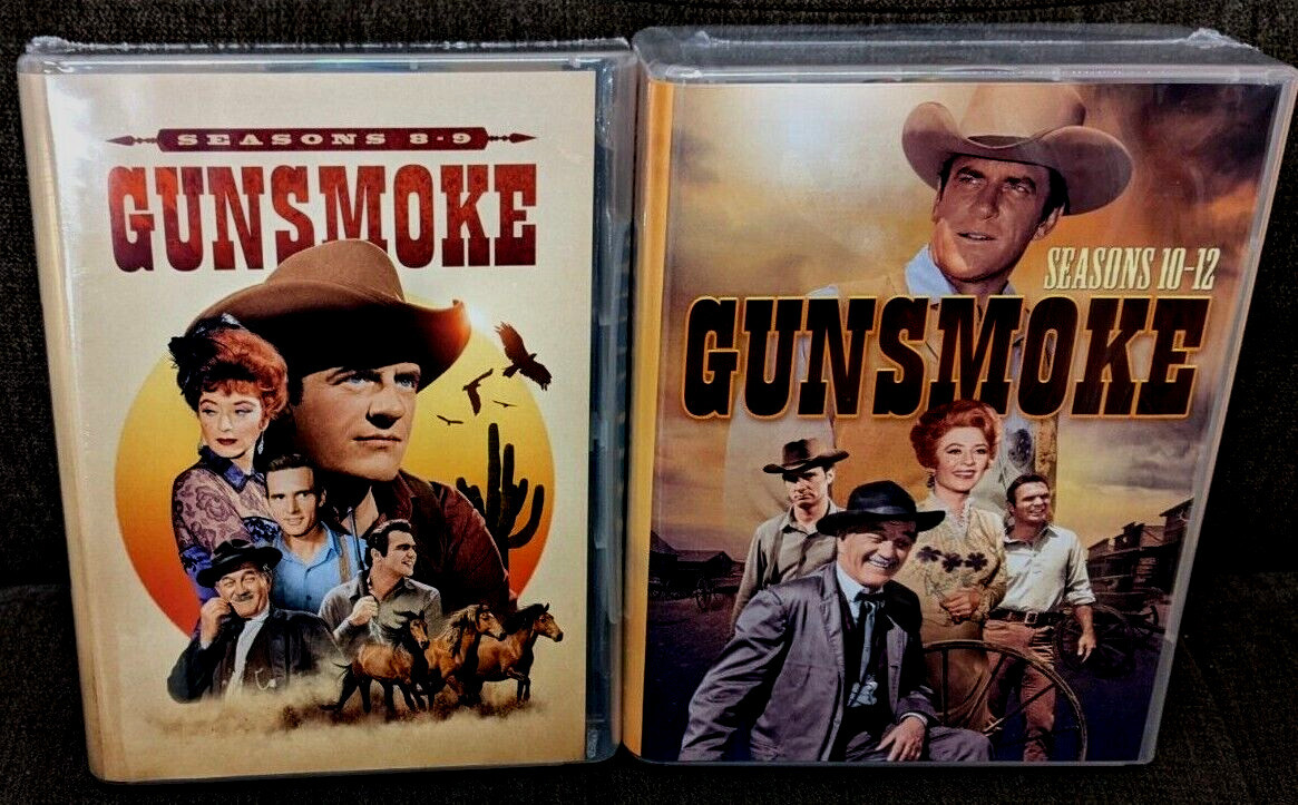GUNSMOKE: The Complete Season 8 - 12, BRAND NEW, 46 Discs in Two