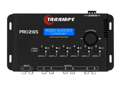 Taramps Pro 2.6 S Equalizer Crossover Digital Audio Processor - Fast Shipping 