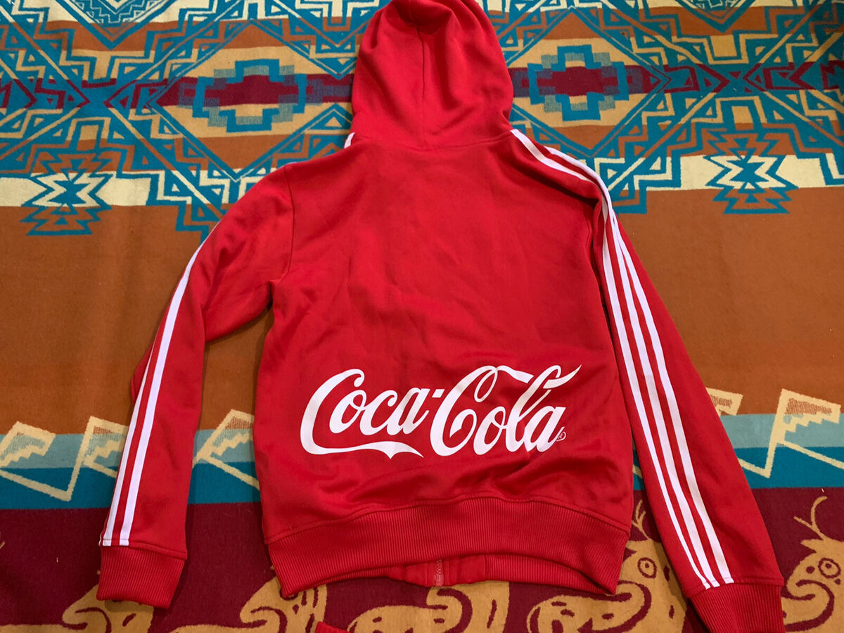 RARE🔥 Adidas x Coca Cola Track-Suit Jacket+Pants Sz Small RARE🔥 Adidas x Coca Cola Track-Suit Jacket+Pants Sz Small