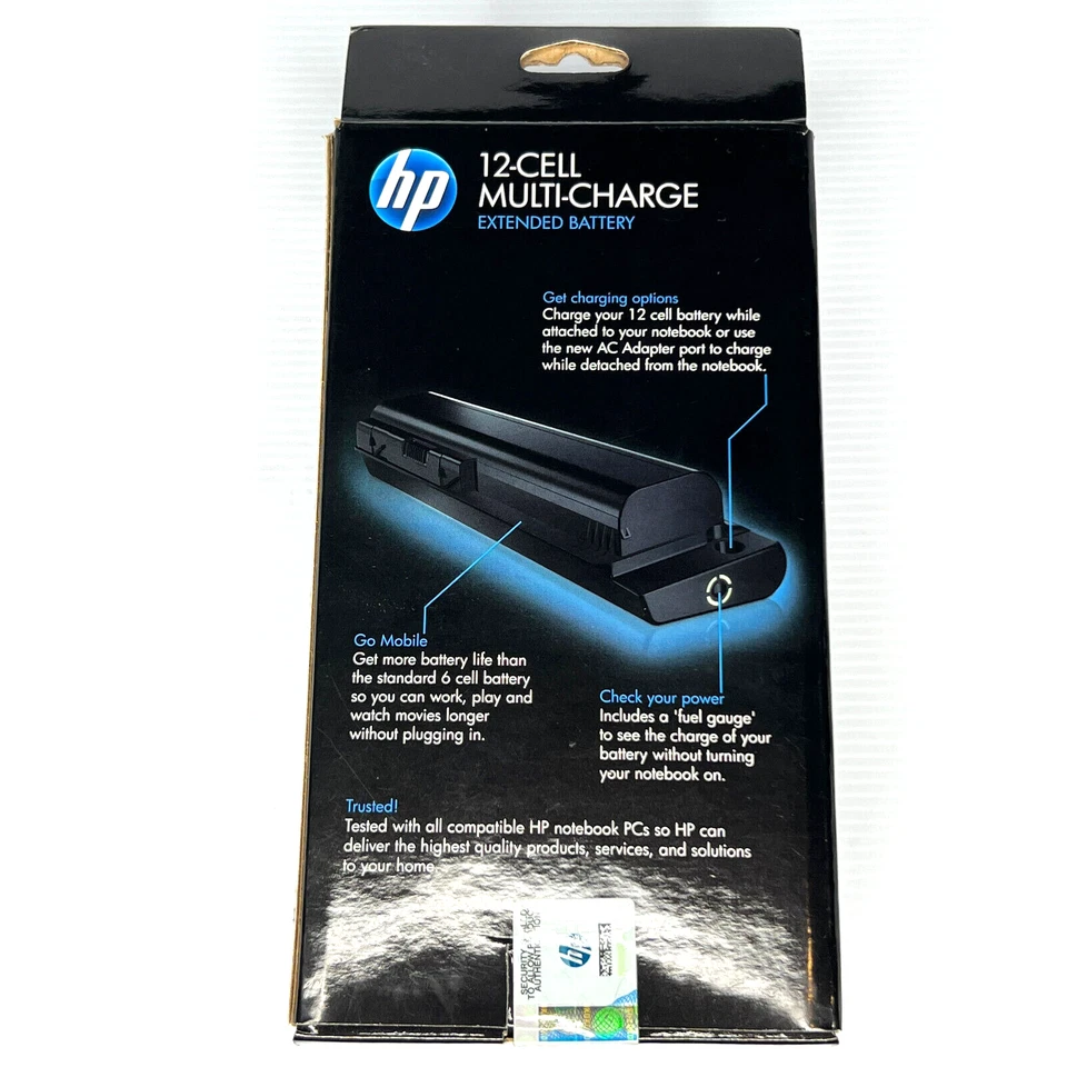 Batería de iones de litio de carga múltiple de 12 celdas HP Notebook OEM 10,8 voltios 5000 mAh Foto 2 de 4
