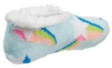 Northeast Outfitters Youth Cozy Cabin Shooting Star Slipper in Light Blue S