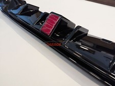 DIFFUSORE POSTERIORE CON LED per GOLF  7.5 dal 2017 "Modello TCR" Nero Lucido