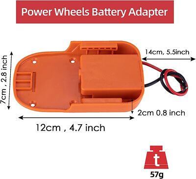 for Power Wheel Battery Adapter for Ridgid 18V for AEG 18V Battery Holder DIY