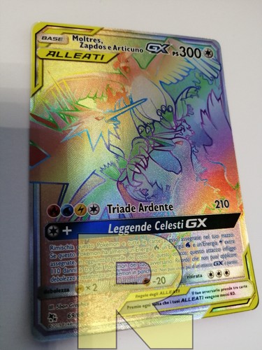 Zapdos Moltres and Articuno GX ® SM11.5 69/68 ® Rare Secret ® Pokemon ® Italian - Picture 4 of 8