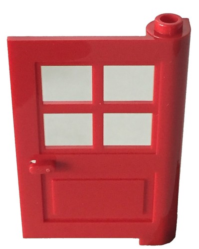 E11/1/6) LEGO 3861 Door Front Door 1x4x5 Red | eBay
