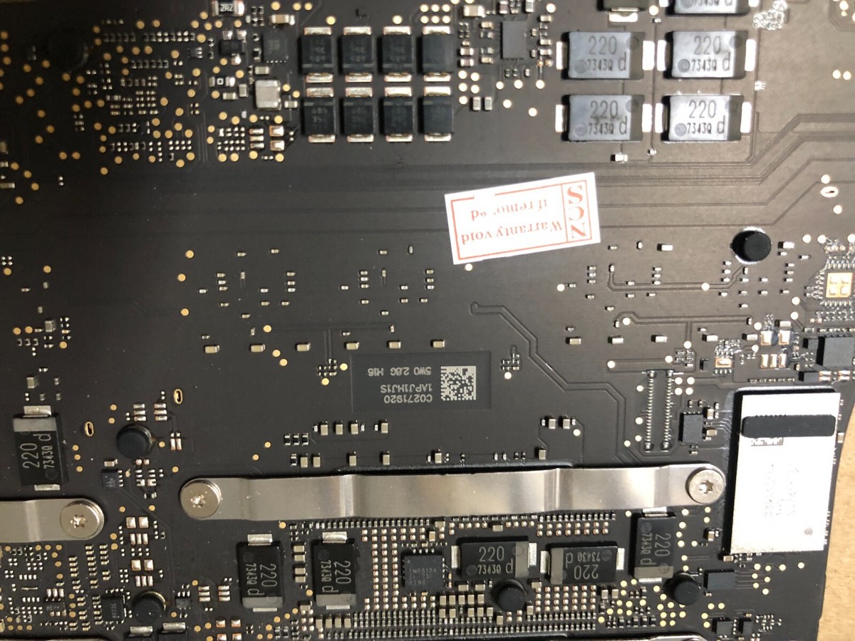 Carte Mère MacBook Pro 15" A1707 (2017) I7 2,8GHz 16Go 256Go - Occasion