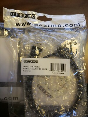 GEARMO 36inch FTDI USB to Serial Cable for MA PC Linux with Windows 7 Drivers