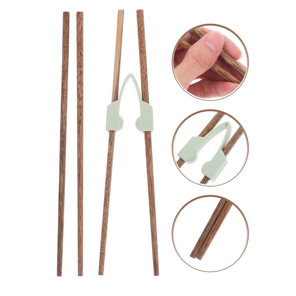 2 Pairs Adaptive Eating Utensils Training Chopsticks For The elderly