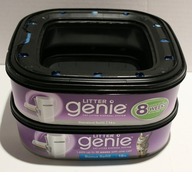 Litter Genie Pail Refill Standard Refill 14ft and Bonus Refill 18ft