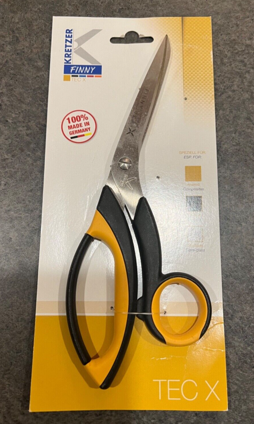 KRETZER FINNY TEC X 732020 SCISSORS From Germany LENGTH 8"/20 CM 4 ...