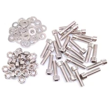 200x M5 x 16mm Socket Head Cap Screws Stainless Steel Allen Socket Nuts Washers