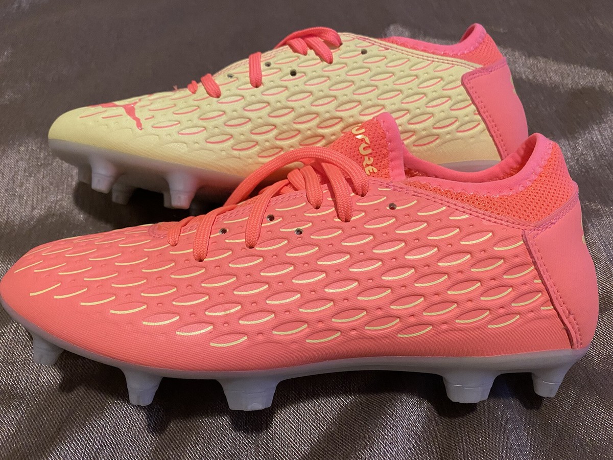 Size 7.5 - PUMA Future 5.4 OSG FG AG Peach Fizzy Yellow for