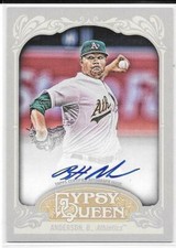Brett Anderson 2012 Gypsy Queen Baseball Queen Autographs  #GQABA