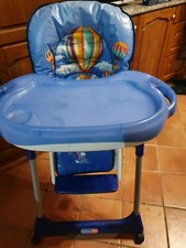 Seggiolone chicco serie mamma toy colore blu ( uguale all'attuale serie Polly )