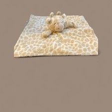 Carter's Giraffe Security Blanket Baby Lovey Plush w Pacifier Strap Lovie