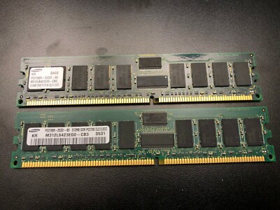 Samsung 1GB (2x512MB) ECC Registered DDR333 PC2700 Memory Dimms