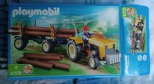 Playmobil 4209 Trecker mit Holzanh&auml;nger / 3118 Ponykutsche