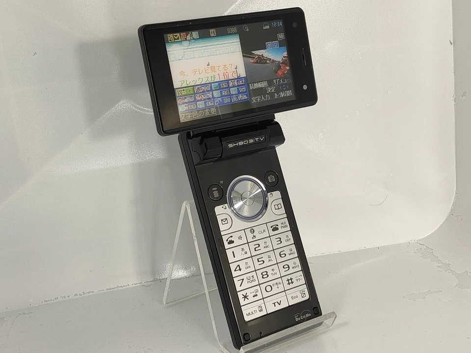 【dummy!】 SHARP SH903iTV （color black） docomo-japan non-working cellphone - Image 2 of 4