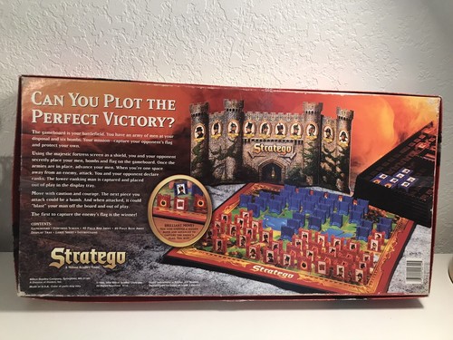 VTG Hasbro Stratego Board Game 1999 Capture The Flag Battlefield Pieces - Picture 2 of 7