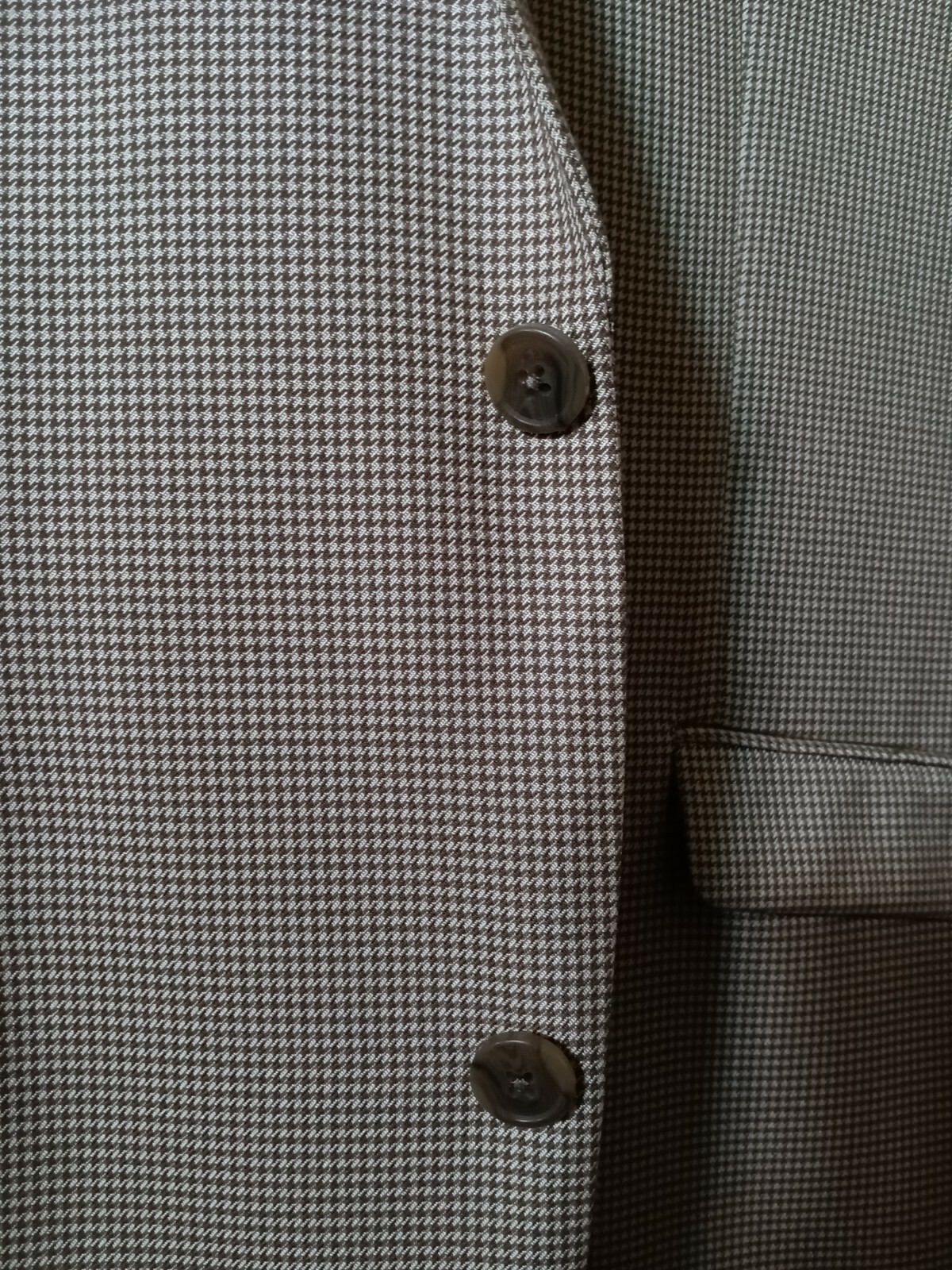 ADOLFO MENS SPORT  COAT JACKET MENS TAN CHECK SIZE 44 LONG NWT image 4