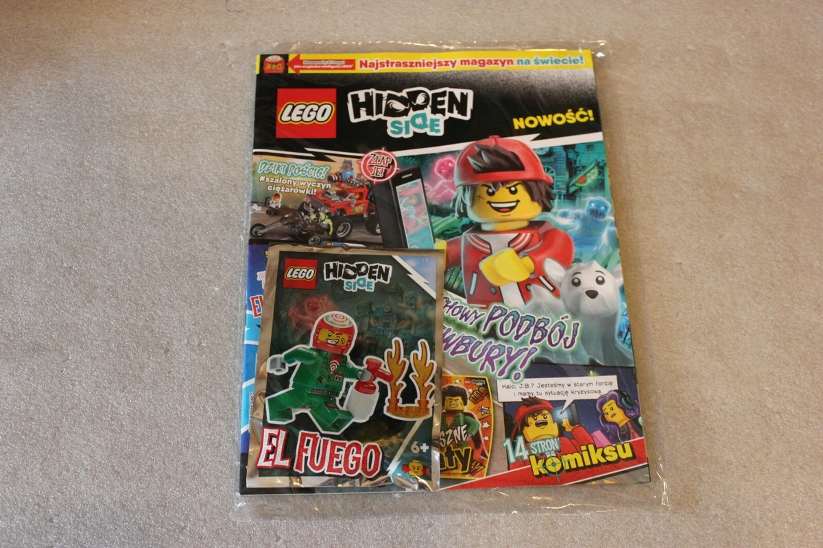 2 2020 Lego Hidden Side Magazine COMICS El Fuego Blocks Minifigure