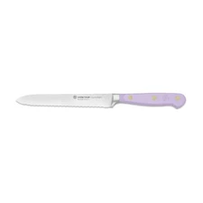 WÜSTHOF Classic Color 5" Serrated Utility Knife | Purple Yam