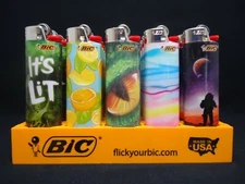 9 Bic Lighters Its Lit Orange Dragon Eye Astronaut Smoke Elephant Cassette Chill