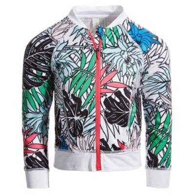 ID IDEOLOGY Little Girls Printed Bomber Jacket Size 2T