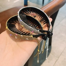 Frosted Candy Colored Rhinestone Hairpin Hair Ornaments For Women