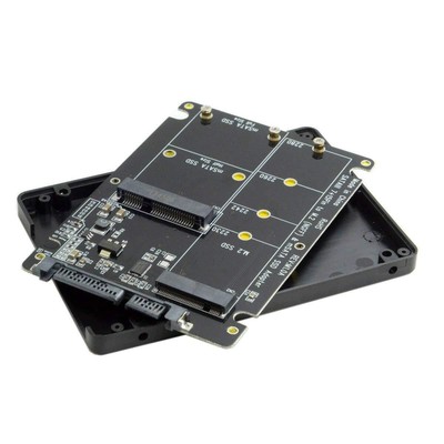 CY M.2 Msata SSD Adapter2 in 1 Combo M.2 NGFF B-Key B/M-Key & Msata SSD to SA...
