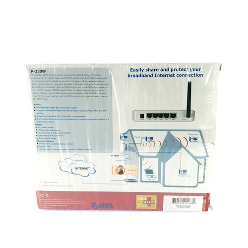 Zyxel Secure Wireless Internet Sharing Router P-330W G 54 MBPS USA Verkäufer - Bild 3 von 11