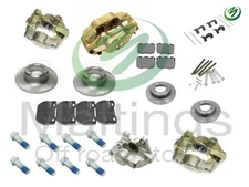Allmakes 4x4 brake kit brake discs pads + calipers Fits - Defender 94 onwards 