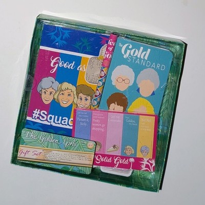 The Golden Girls Gift Set Betty White and Friends Journal Pen Notepad  NEW!