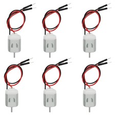 1.5V-6V Type 130 Miniature DC Motors for Arduino Hobby Projects DIY (Case Pac...