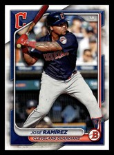 José Ramírez 2024 Bowman #65 Cleveland Guardians Jose Ramirez