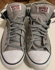 Converse Unisex Sneakers Chuck Taylor All Star 168718F Grey Textile Lace-Up 7