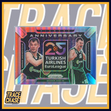 2024-25 Panini Prizm Euroleague BK Saras Jasikevicius 25th Anniversary Diamond