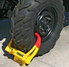 Trimax TCL65 - Trailer Wheel Lock - Fits 6"-10.5" Tires - Wheel Boot Lock for Tr