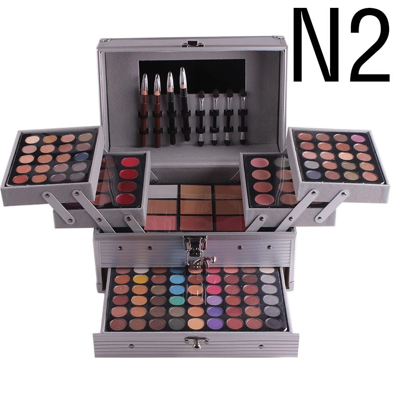 Kit de maquillador - Paleta de sombras de ojos multifuncional conjunto profesional Foto 3 de 4