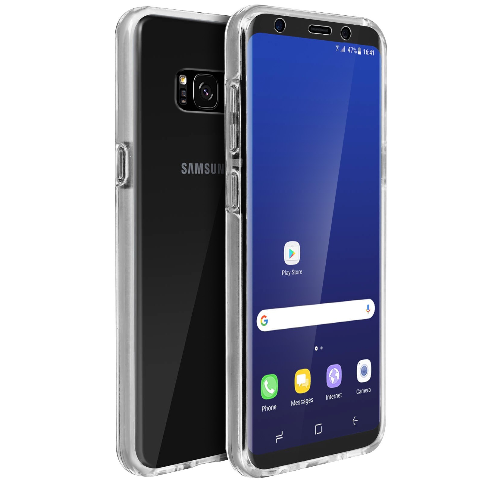 Protection Galaxy S8 silicone intégral contre les rayures du quotidien
