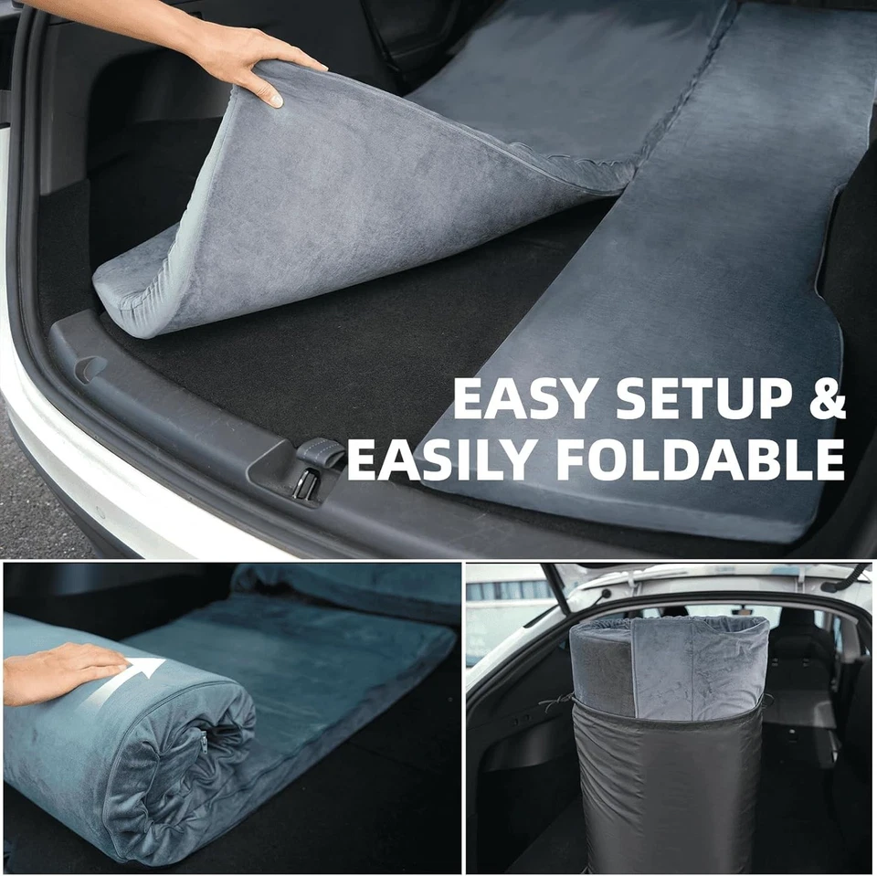 Colchón de Camping para Tesla Modelo Y/X Certipur Colchón de Espuma con Memoria, Bolsa de Almacenamiento Foto 4 de 4
