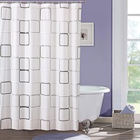 Duschvorhang Antischimmel 180 X 180 Cm, Waschbar Peva Shower Curtains Mit 12