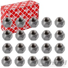 20x FEBI RADMUTTERN SATZ M12 X 1,5 ZINK-NICKEL-BESCHICHTET KEGELBUND F FÜR
