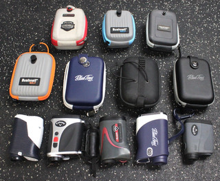 Lot of Defective Golf Rangefinders (5) & RF Cases (7)