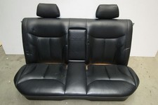 R&uuml;ckbank Leder Schwarz Mercedes-benz S-klasse Bj 1993