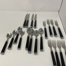 Black Handle Flatware 