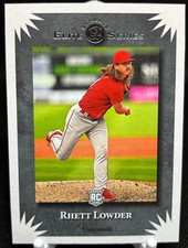 2025 Donruss Rhett Lowder Elite Series RC Rookie #4 Reds
